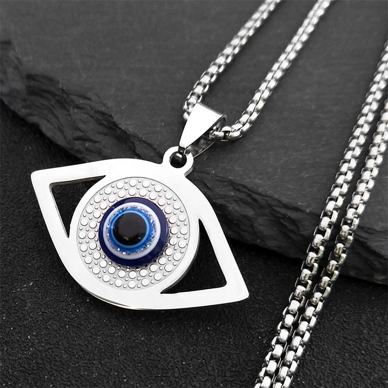 Evil Eye Bracelet - Islam Hamsa Evil Blue Eye Necklace