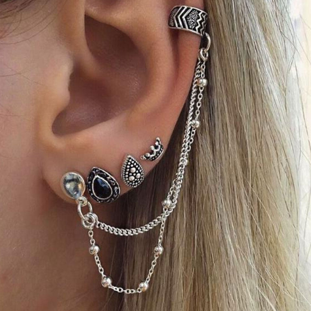 1Set Punk Style Metal Ear Clip - огляд і ціна Women Accessories Shop Design