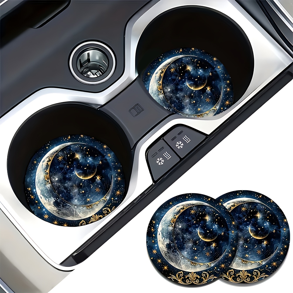 2pcs Starry Night Moon Car Cup - огляд і ціна Women Accessories Holder
