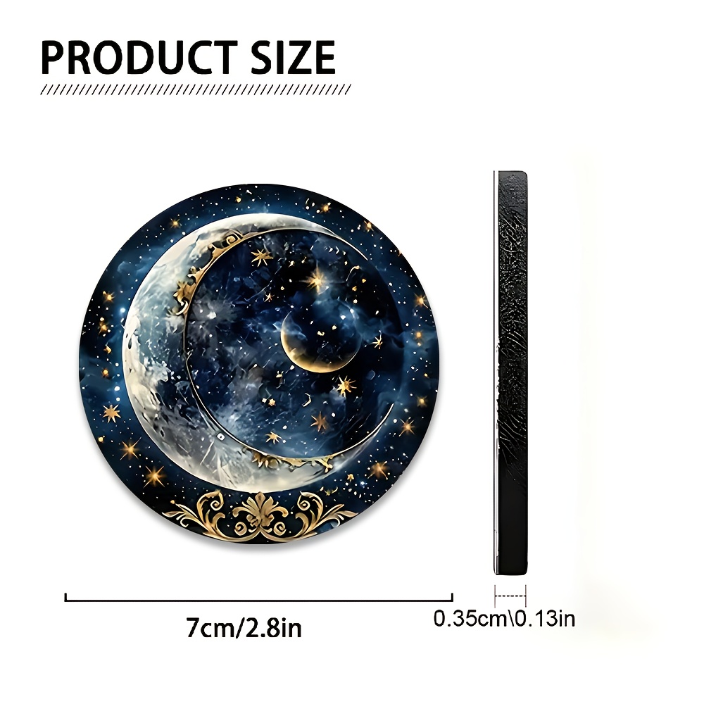 2pcs Starry Night Moon Car Cup - огляд і ціна Women Accessories Holder