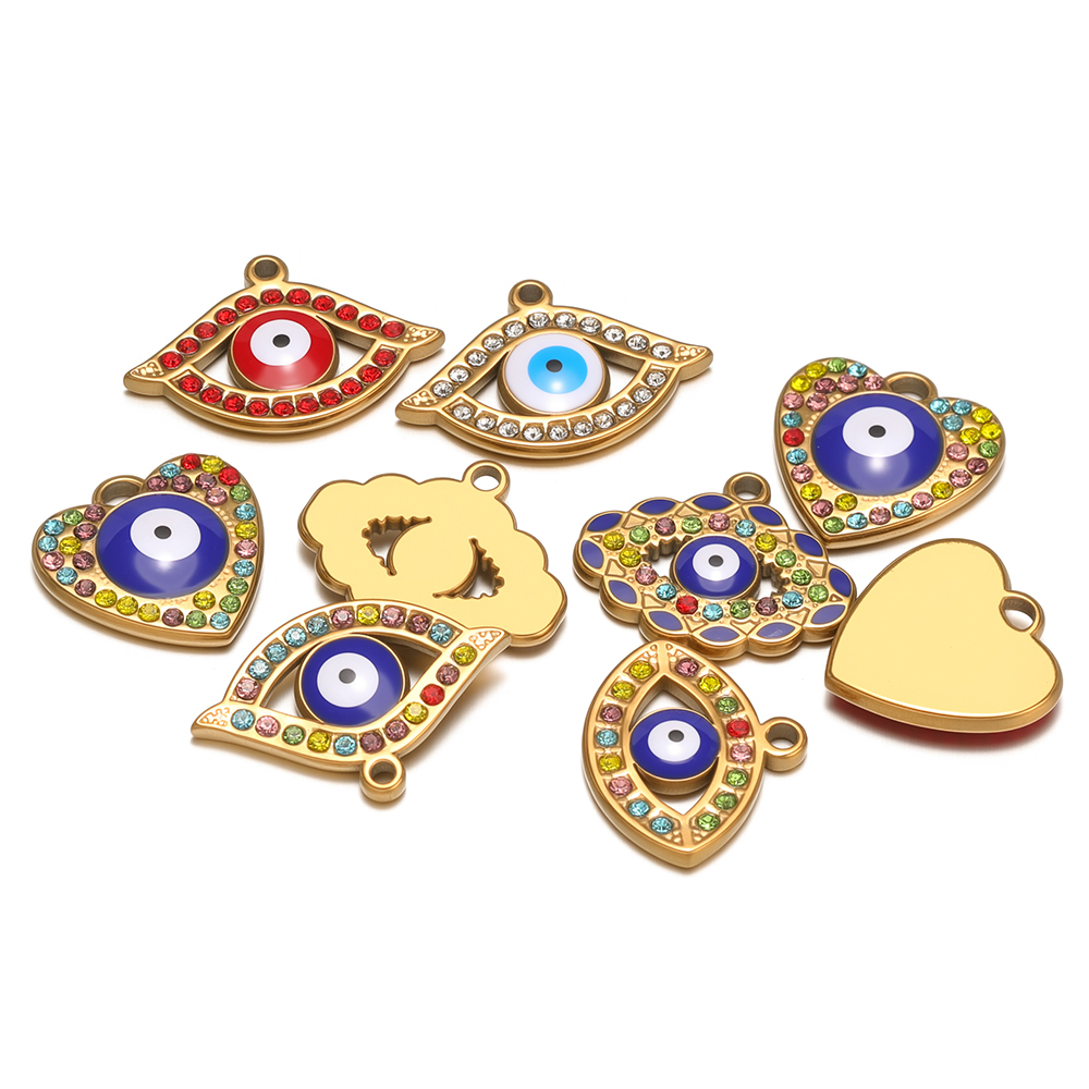 4Pcs Stainless Steel Classic E - огляд і ціна Evil Eye Bracelet
