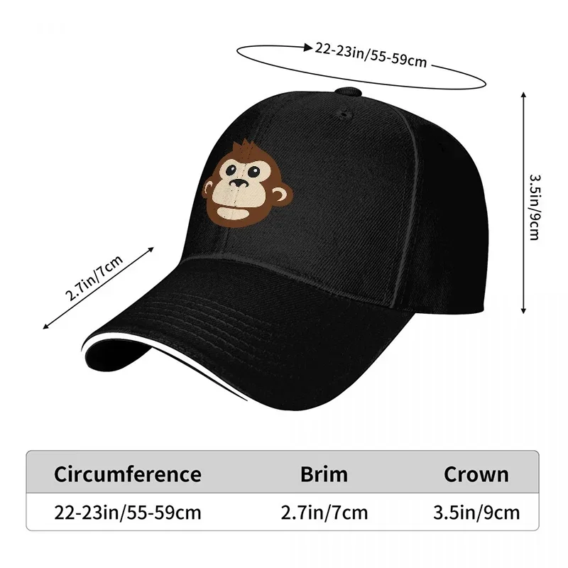 New Monkey Face Logo Baseball  - огляд і ціна Women Accessories Logo Design