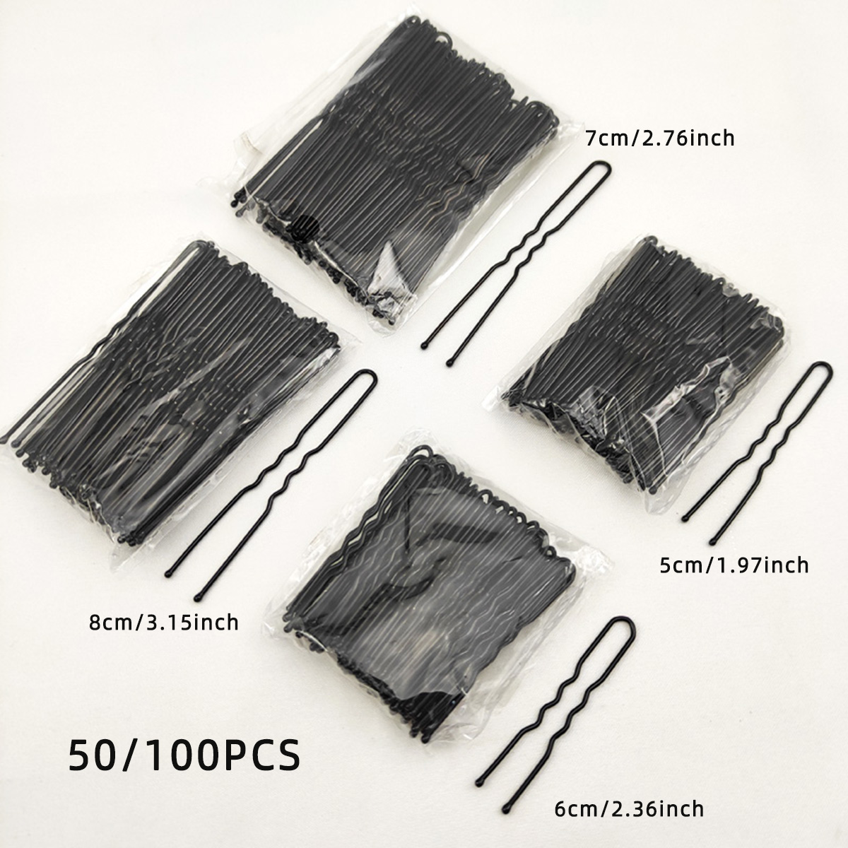 50/100 PCS Women 5/6/7/8 cm Ha - огляд і ціна Women Accessories On Sale