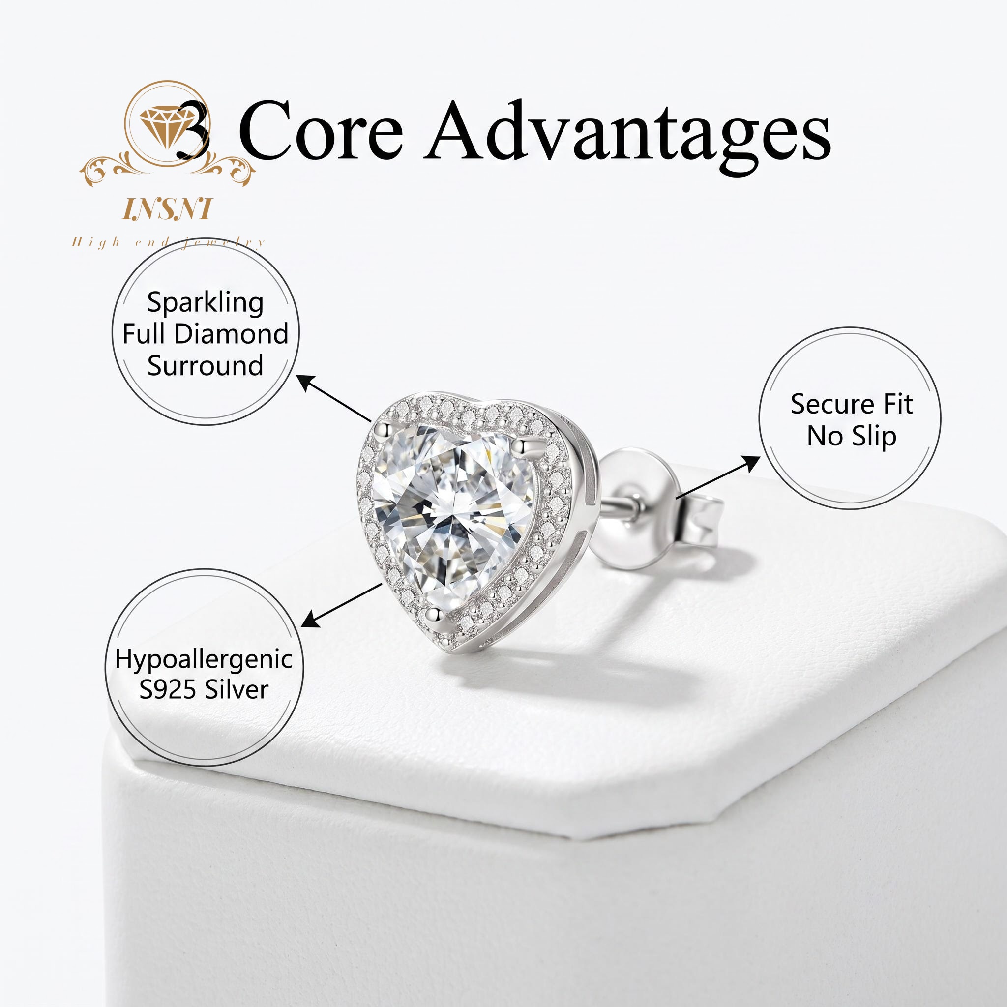 925 Sterling Silver Love Heart - огляд і ціна Women'S Affordable Accessories