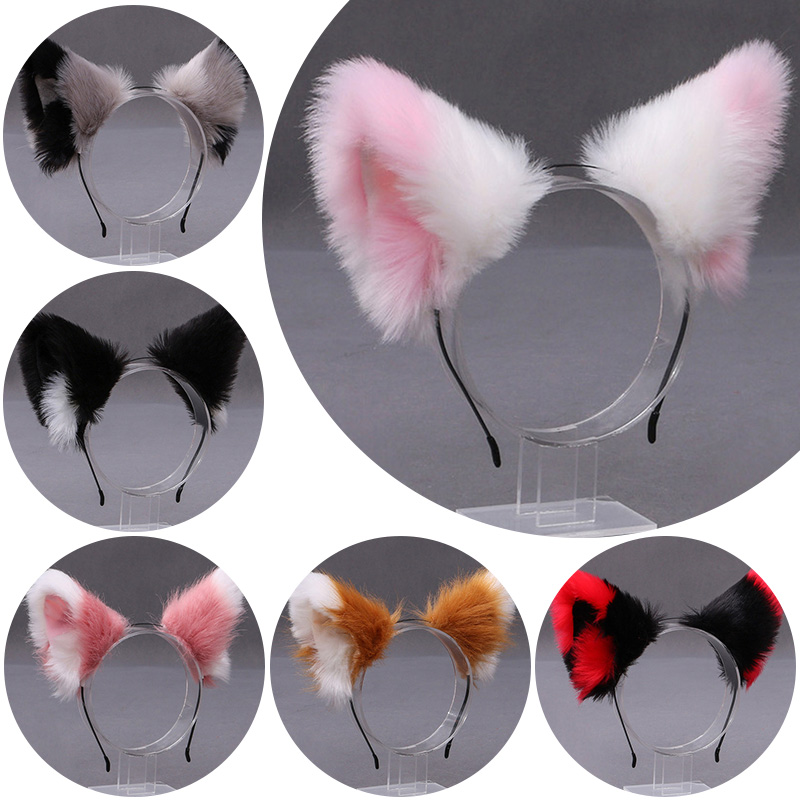 Fluffy Fox Cat Ear Plush Headb - огляд і ціна Women Accessories On Sale