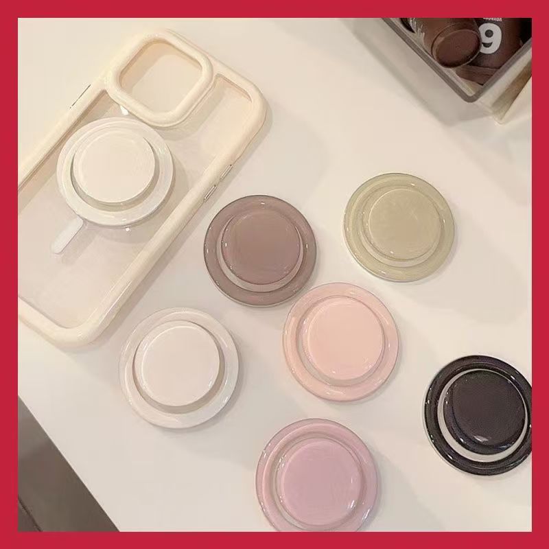Solid Color Magnetic Phone Gri - огляд і ціна Women Accessories Holder