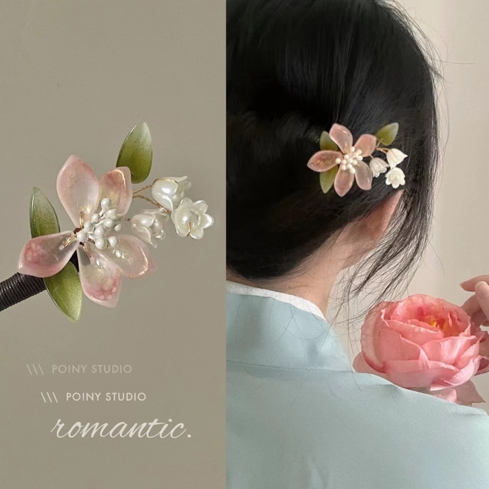 Chinese Style Flower Tassel Ha - огляд і ціна Women Accessories On Sale