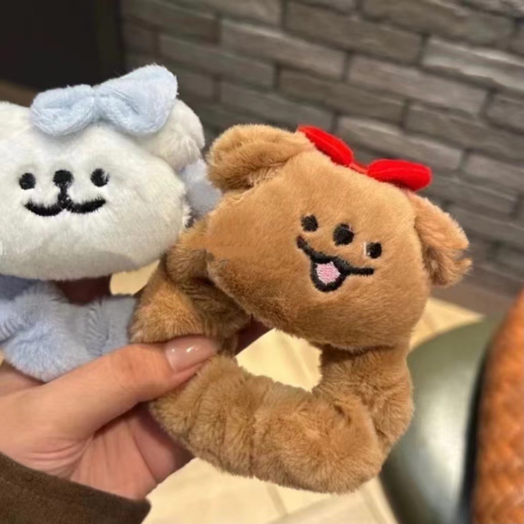 Cute Plush Panda Puppy Hair Ti - огляд і ціна Women'S Winter Accessories Set