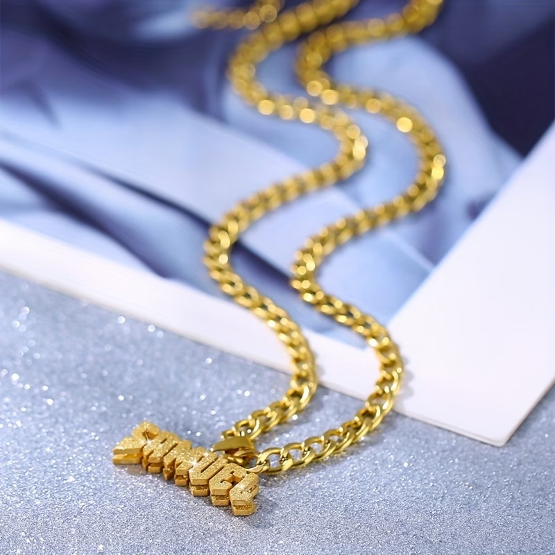 Custom Name Double Layer Neckl - огляд і ціна Layered Necklace Set