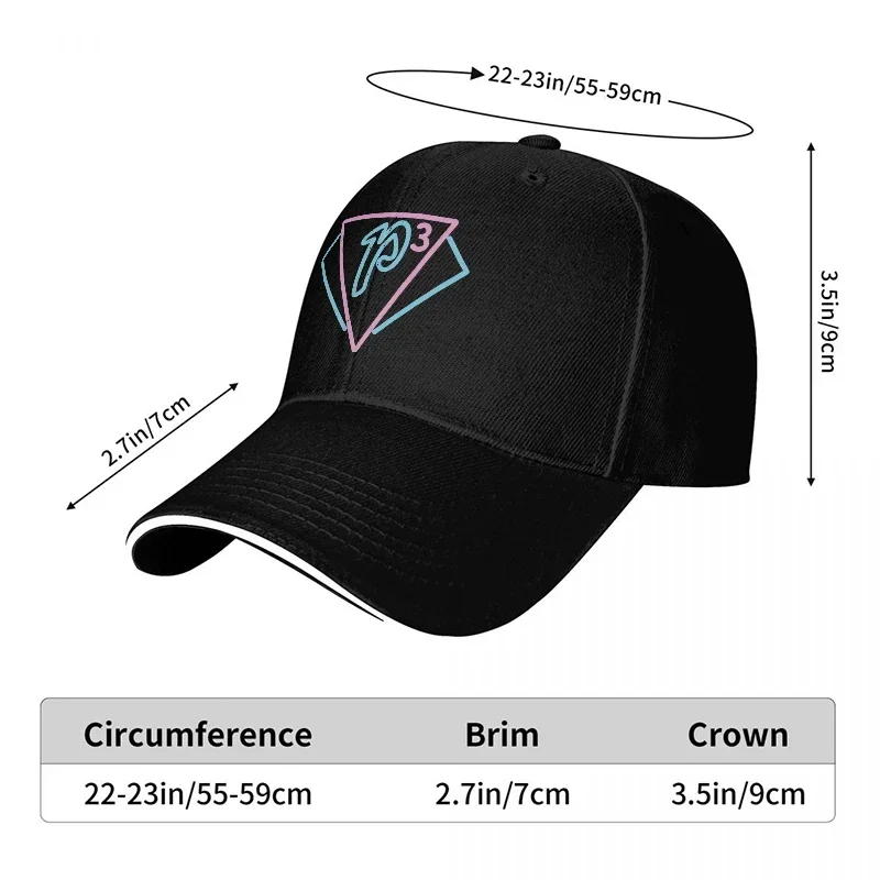 New P3 Logo Baseball Cap Black - огляд і ціна Women Accessories Logo Design