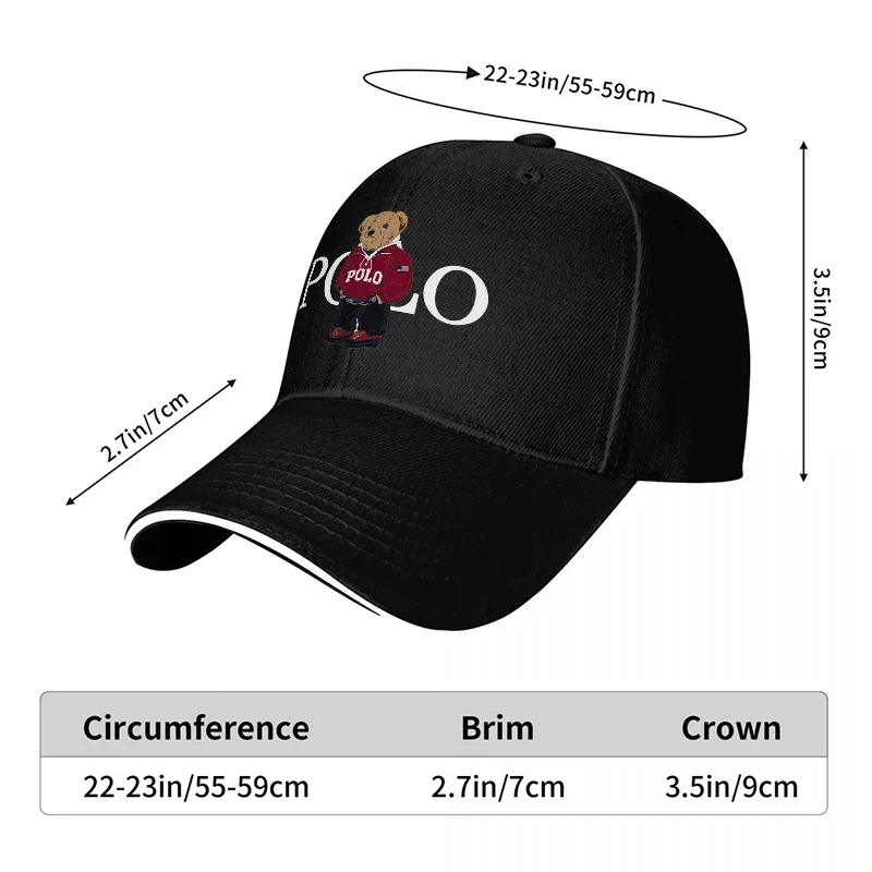 New BEAR LOGO BLACK BASEBALL C - огляд і ціна Women Accessories Logo Design