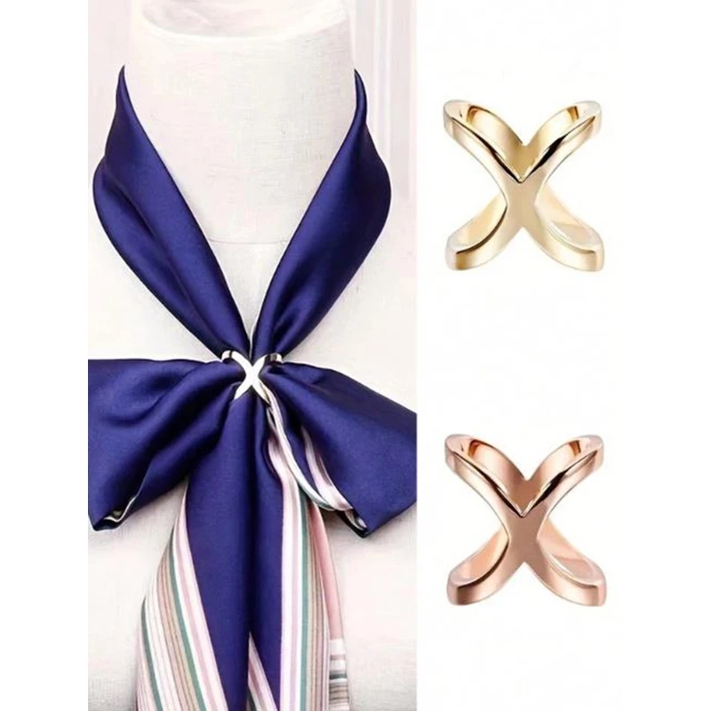 New Cross Scarf Clip X Shape M - огляд і ціна Women Accessories Holder
