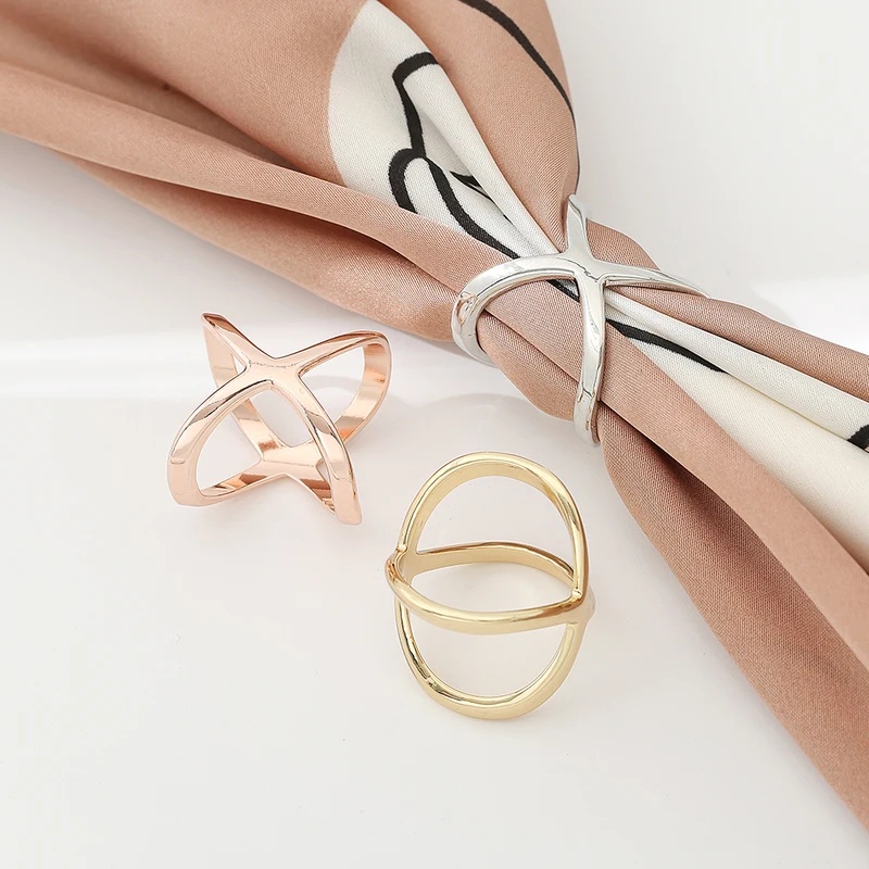 New Cross Scarf Clip X Shape M - огляд і ціна Women Accessories Holder