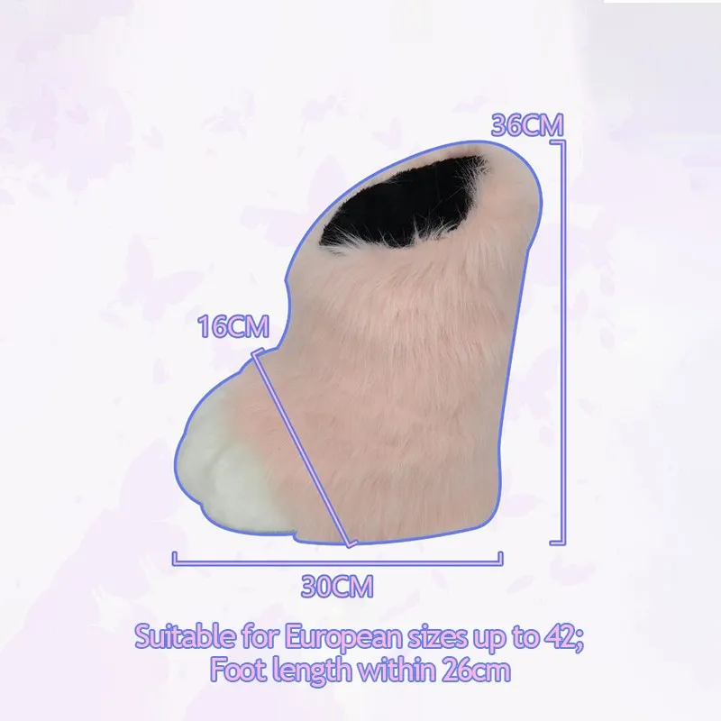 1Pair Fursuit Feet Paw Shoes K - огляд і ціна Women'S Winter Accessories Set
