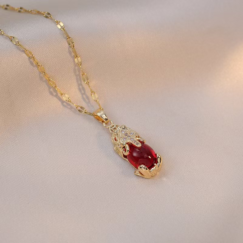 2025 trend Pixiu retro red Wom - огляд і ціна Women'S Affordable Accessories
