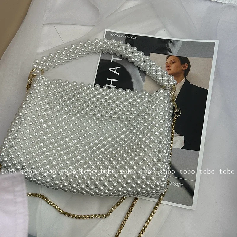 Ins Superlatives Pearl Bead Wa - огляд і ціна Wallet Chain Bag