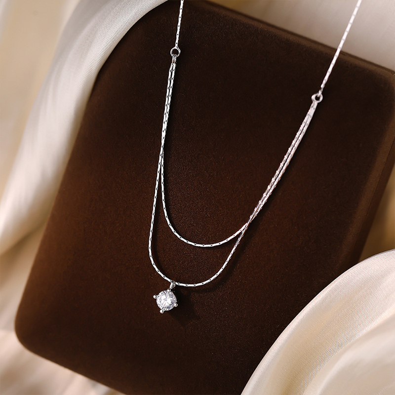 925 Sterling Silver Four Claw  - огляд і ціна Layered Necklace Set