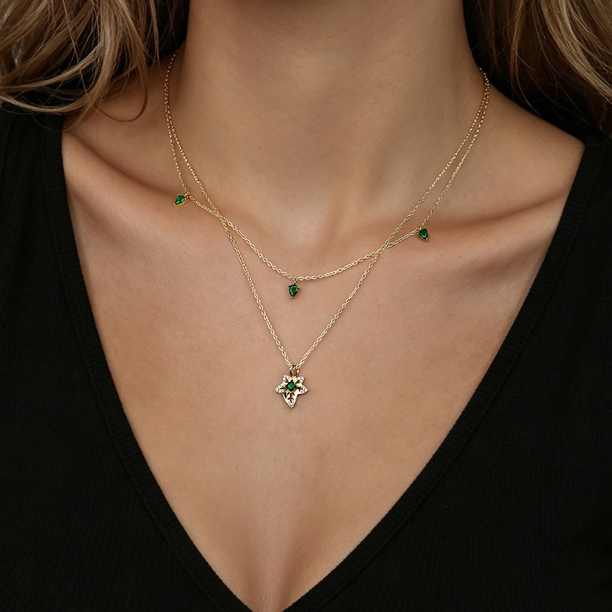 F.I.N.S 925 Sterling Silver Do - огляд і ціна Layered Necklace Set