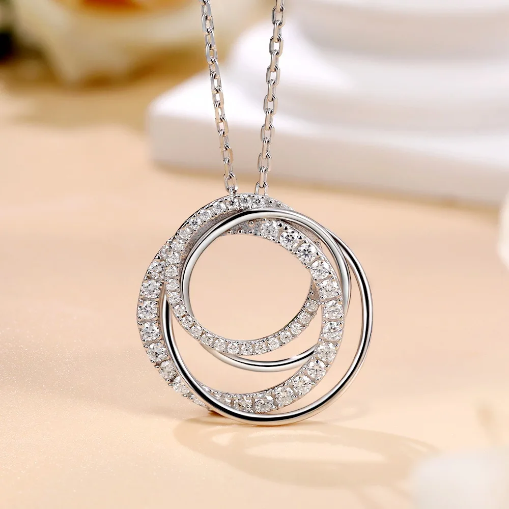 M-JAJA Moissanite Pendant Neck - огляд і ціна Layered Necklace Set